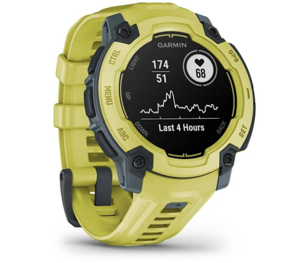 Garmin Instinct E 45mm żółtoniebieski - 1310378 - zdjęcie 2